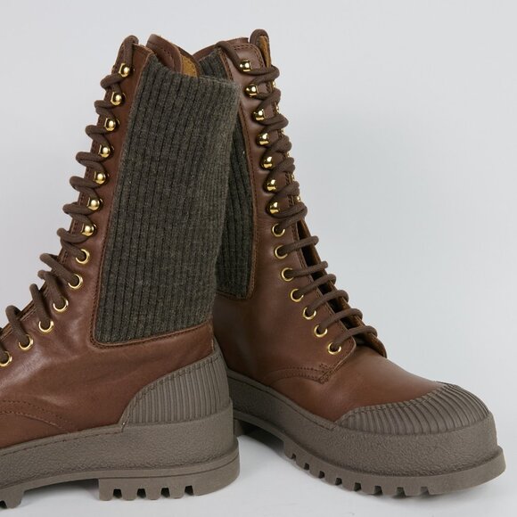 Mich Simon Leather and Textile Fibers Boot - NWOT - Size 37 - Picture 4 of 4